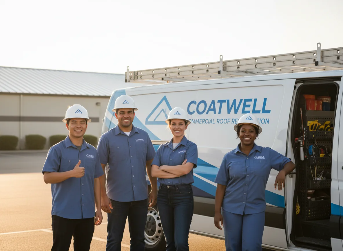 Commercial roof coating company in Forreston, IL